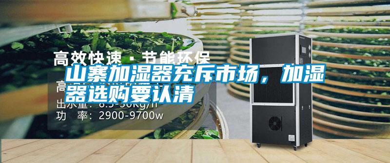 山寨加濕器充斥市場，加濕器選購要認清