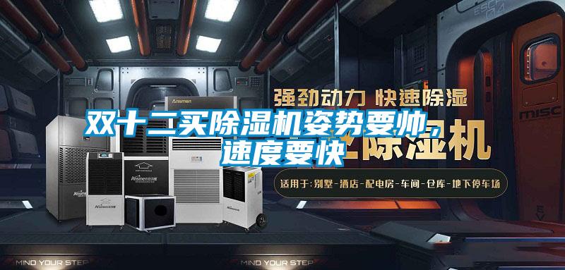 雙十二買除濕機姿勢要帥， 速度要快