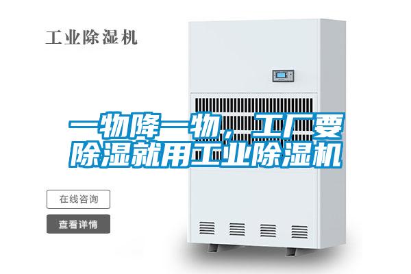 一物降一物,工廠要除濕就用工業(yè)除濕機(jī)