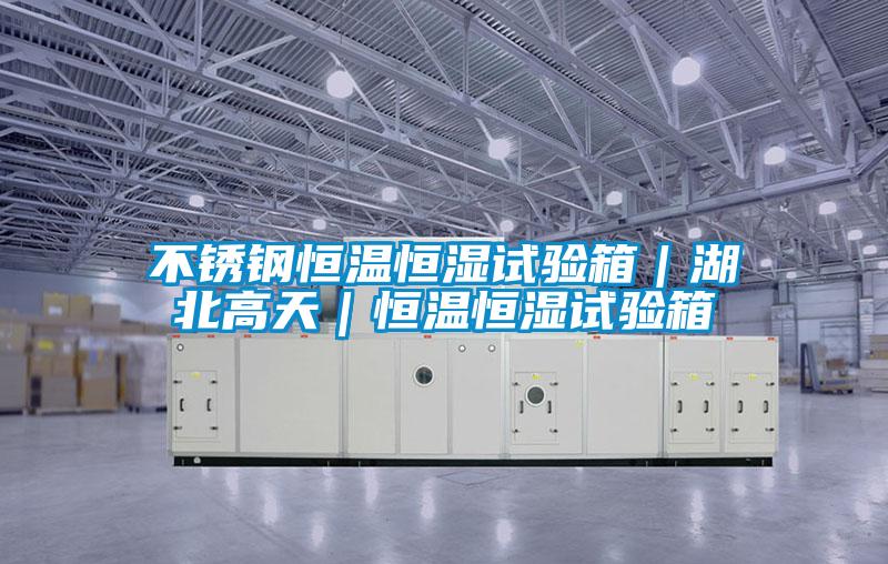 不銹鋼恒溫恒濕試驗箱|湖北高天|恒溫恒濕試驗箱