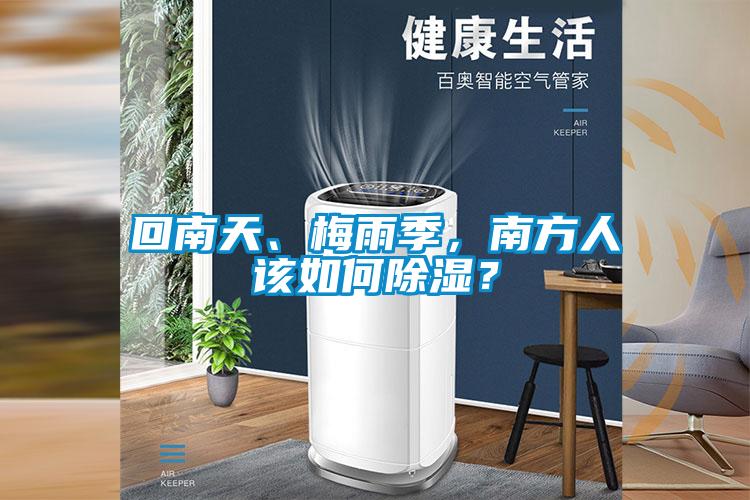 回南天、梅雨季，南方人該如何除濕？